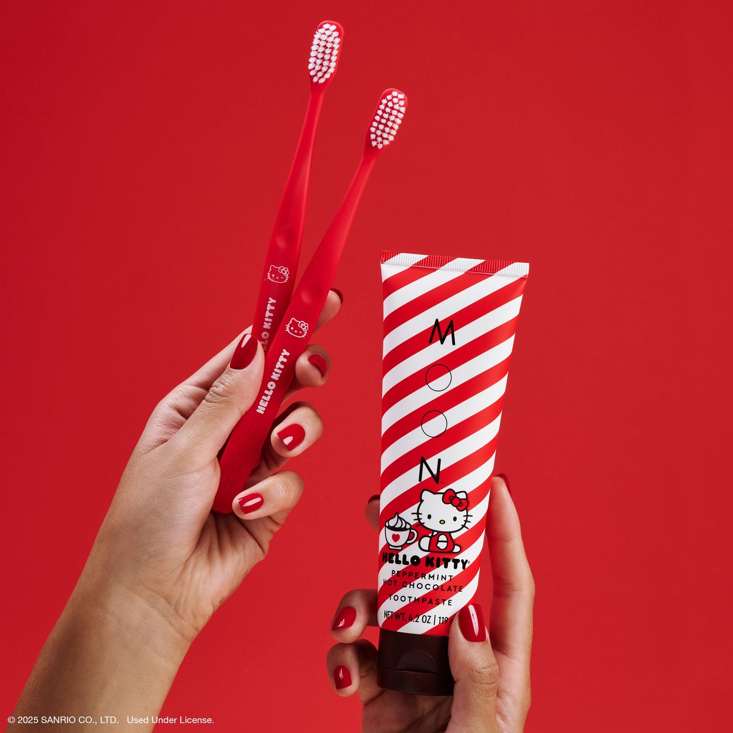 Hello Kitty x MOON Oral Beauty Peppermint Hot Chocolate Kit