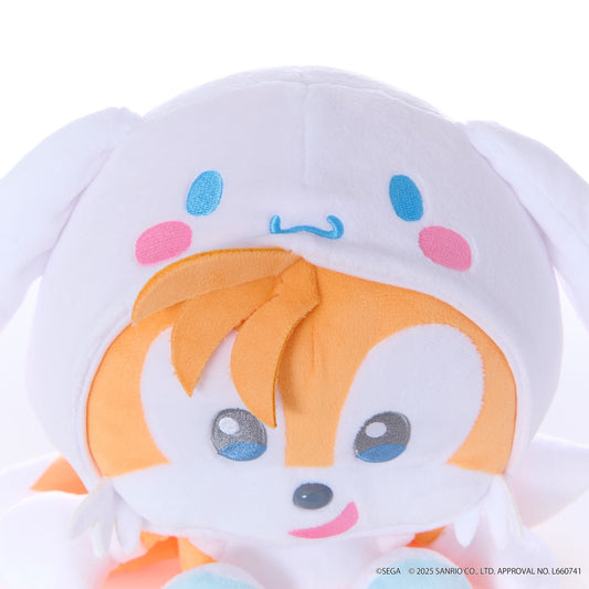 SONIC & FRIENDS x Hello Kitty and Friends 8" Plush (Tails x Cinnamoroll)