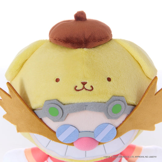 SONIC & FRIENDS x Hello Kitty and Friends 8" Plush (Dr. Eggman x Pompompurin)