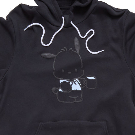 Pochacco Adult Big Mug Hoodie (Charcoal)