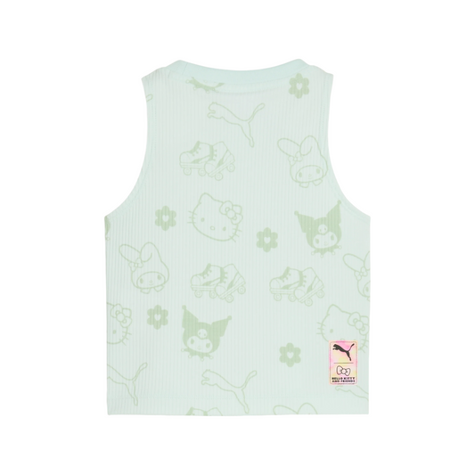 Hello Kitty and Friends x PUMA Kids Ribbed Tank Top (Peaceful Blue)