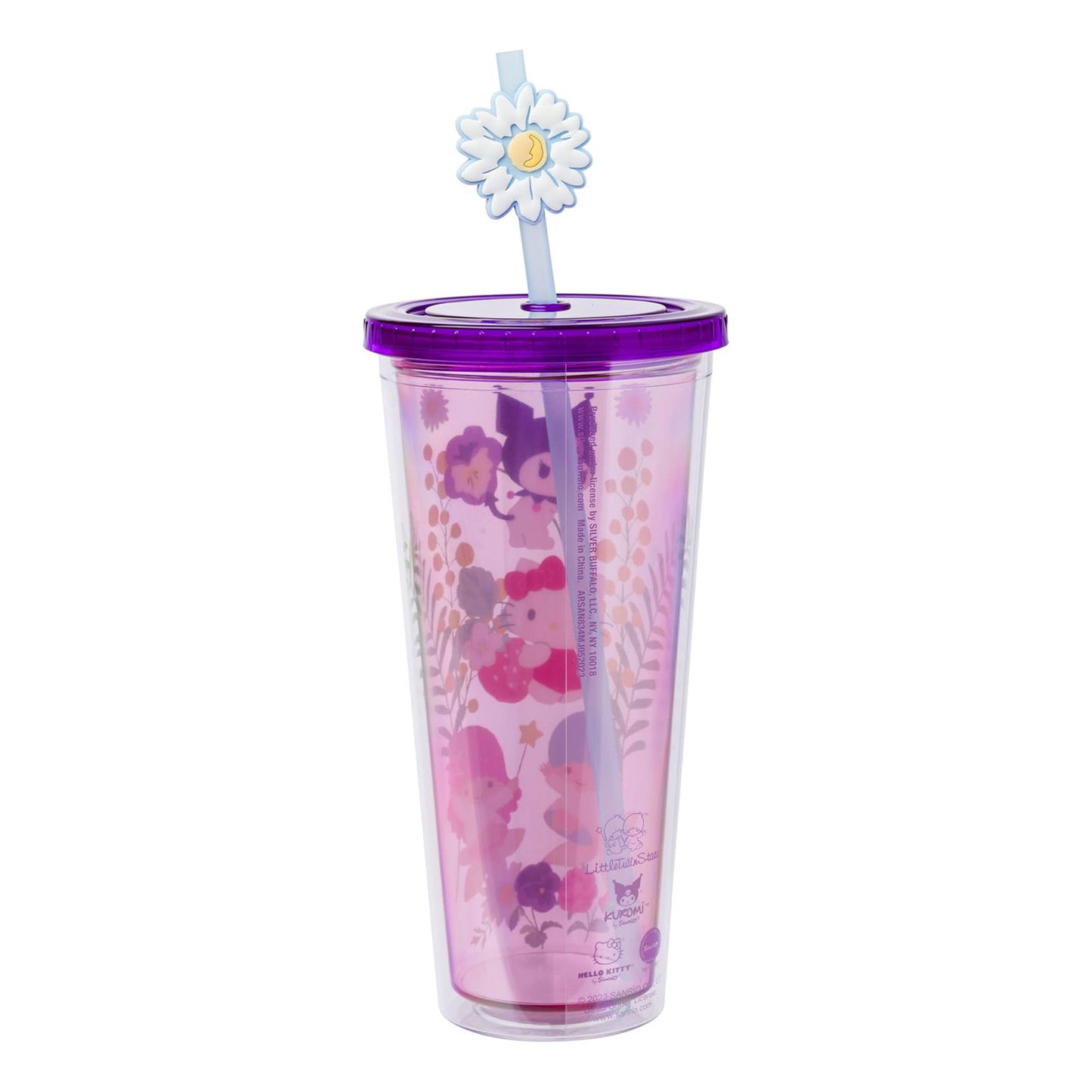 Hello Kitty and Friends 24oz Floral Travel Tumbler