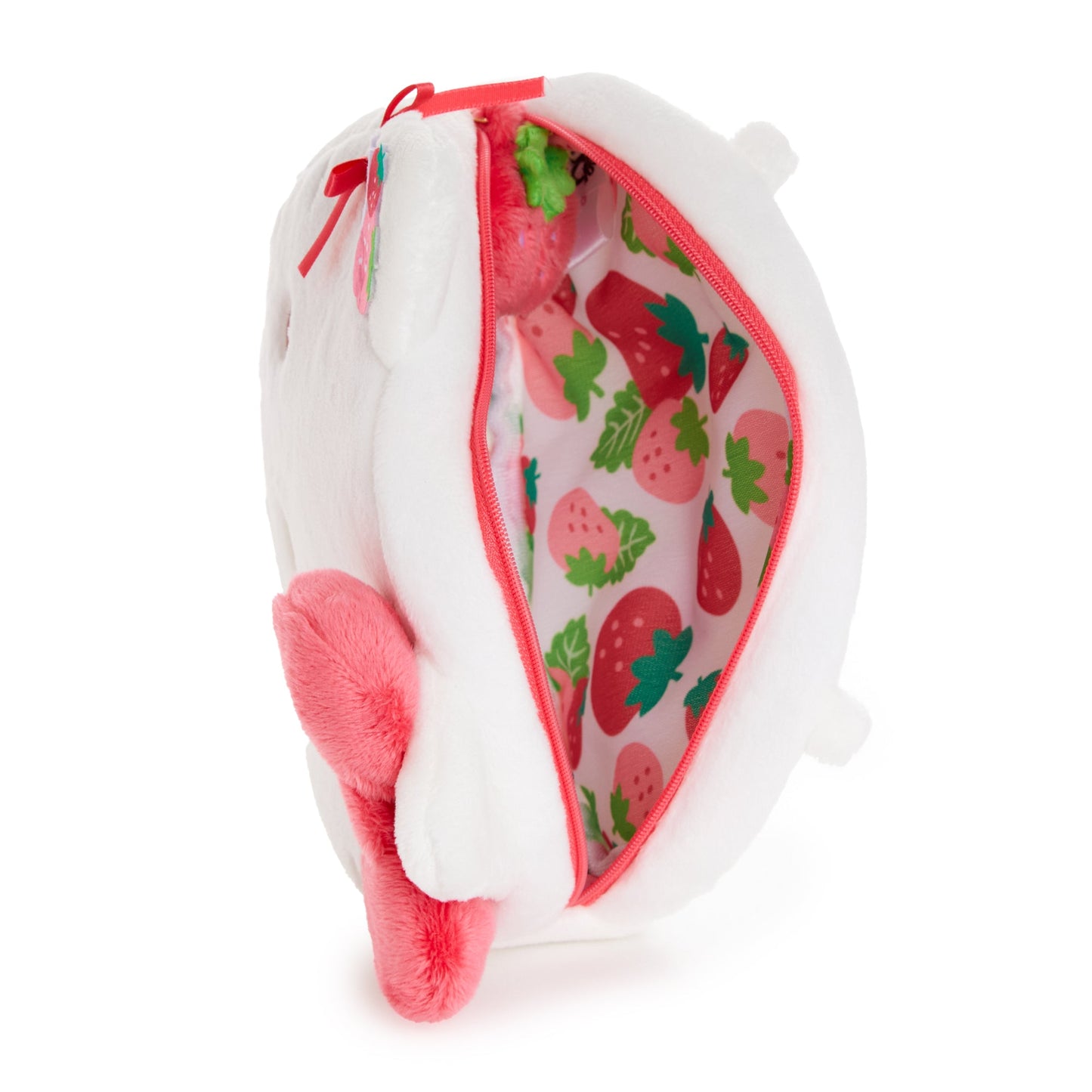 Hello Kitty Plush Crossbody Bag (Strawberry News 50th Anniversary)