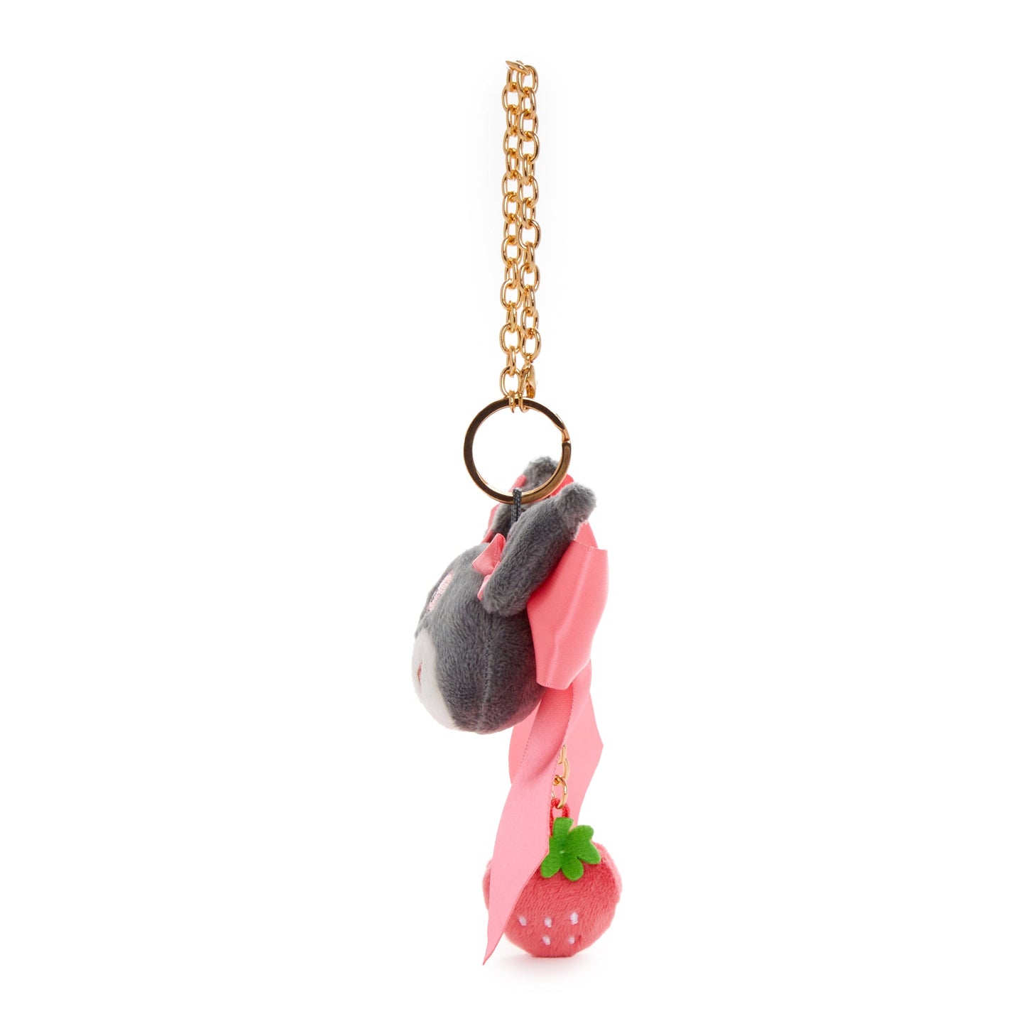 Kuromi Plush Bag Charm (Strawberry News 50th Anniversary)