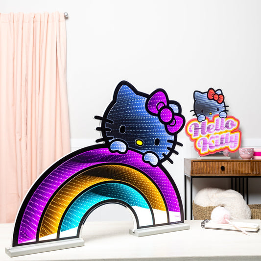 Hello Kitty 24" Rainbow Decorative Ekkolight Infinity Light