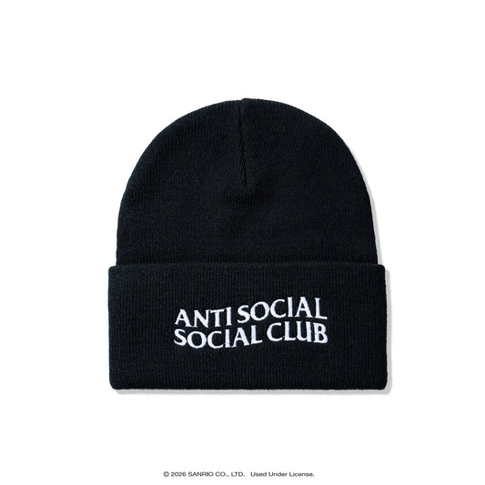Anti Social Social Club x Hello Kitty Metal Beanie (Black)
