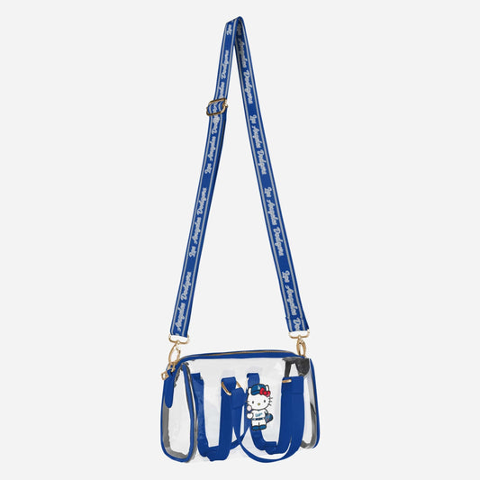 Hello Kitty x Los Angeles Dodgers Clear Barrel Bag