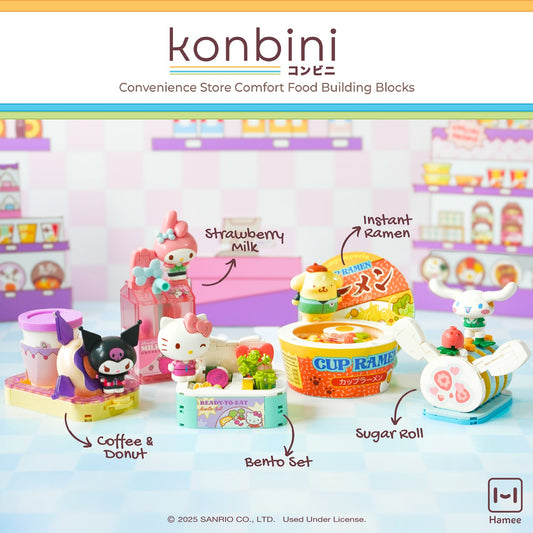 Cinnamoroll Konbini Building Blocks Set (Sugar Roll)