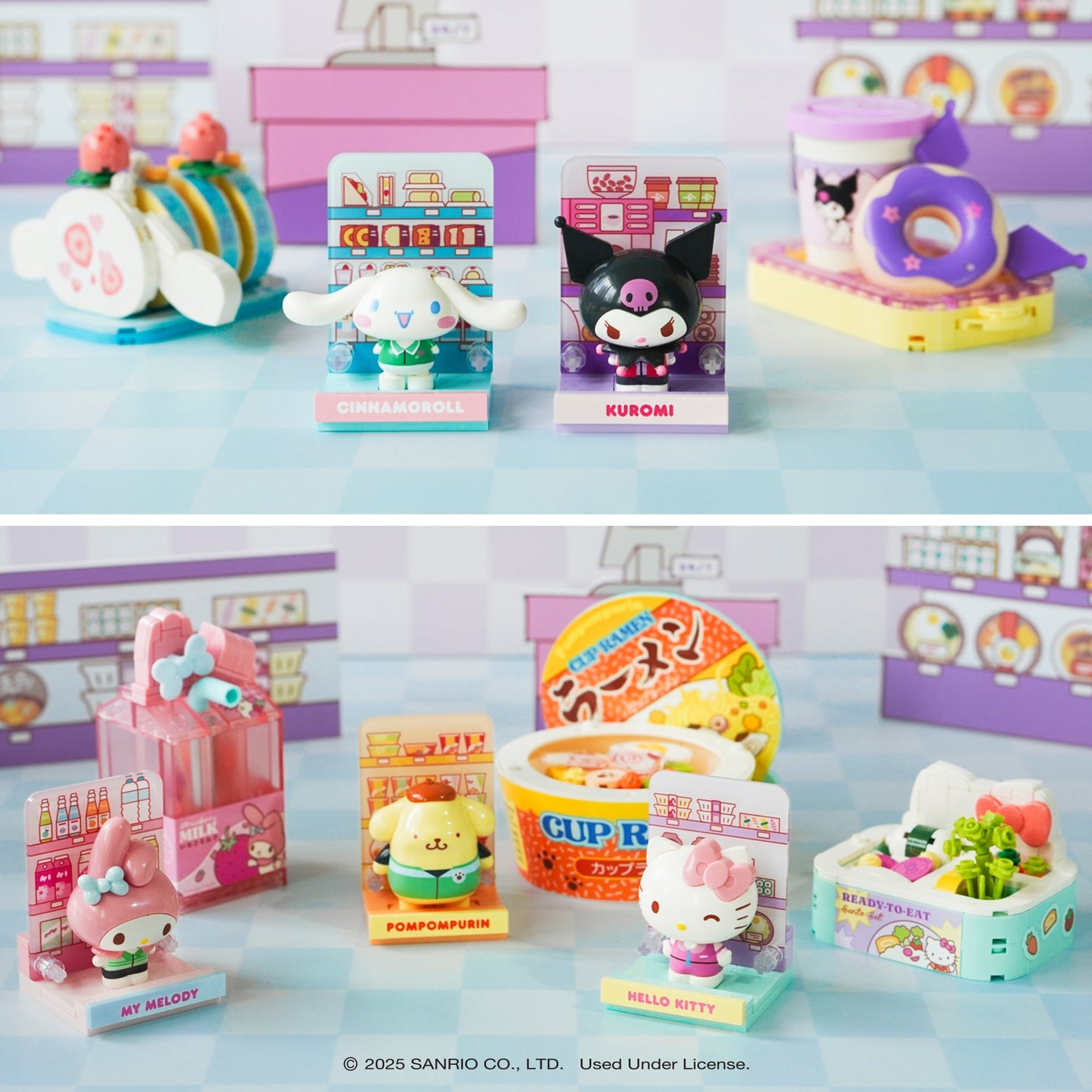 Kuromi Konbini Building Blocks Set (Coffee & Donut Set)
