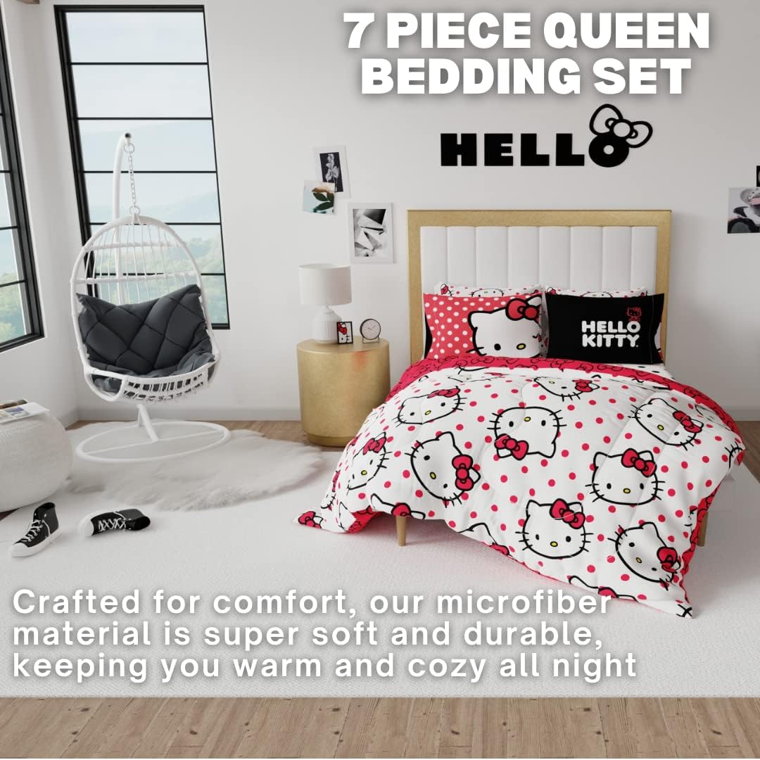 Hello Kitty Polka Dot Party Bedding Set
