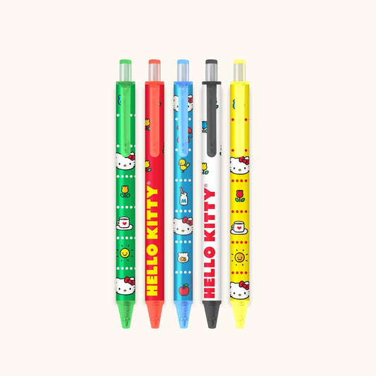 Hello Kitty x Studio Oh! Retro Red Soft-Touch Gel Pens