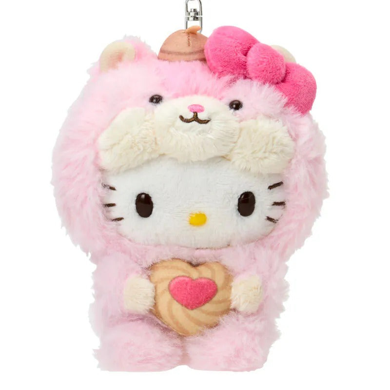 Hello Kitty Plush Mascot Keychain (Fluffy Squirrel Series)
