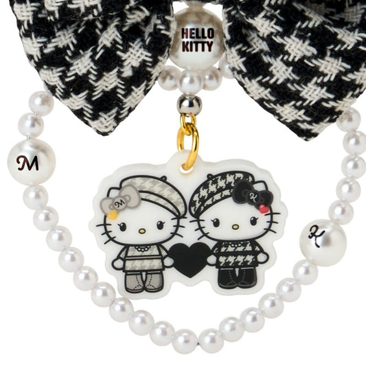 Hello Kitty Acrylic Keychain (Monochrome Birthday Twins Series)