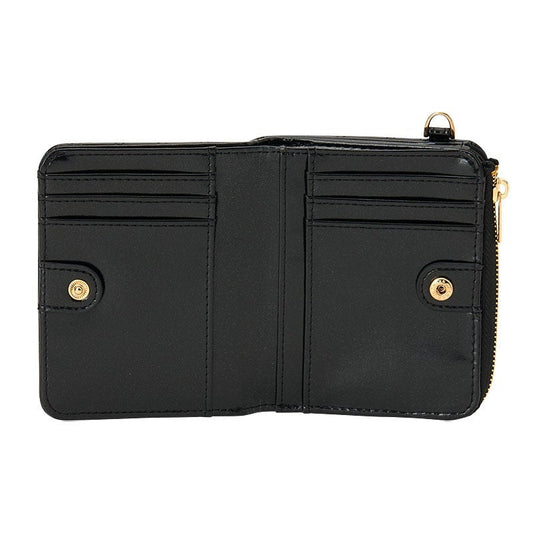 Hello Kitty Quilted Bi-Fold Wallet (Black)