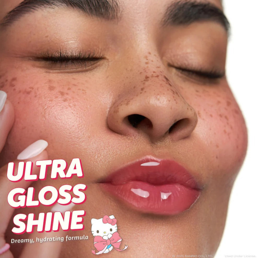 Hello Kitty x The Crème Shop Gloss Jelly Tinted Peptide Lip Glaze (Berry Cherry)