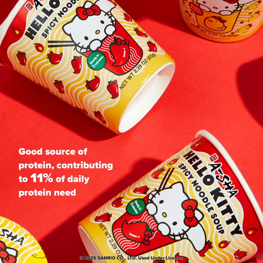 Hello Kitty x A-SHA Spicy Noodle Soup (Single Cup)