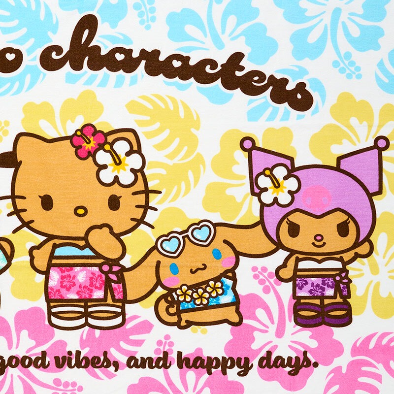 Sanrio Characters Bath Towel (Suntan Series)