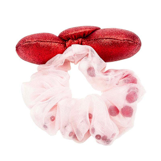 Hello Kitty 50th Anniv. Hair Scrunchie (Metallic Bow Series)