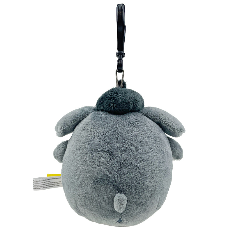 Pompompurin Plush Mascot Clip (Ash Monochrome Series)