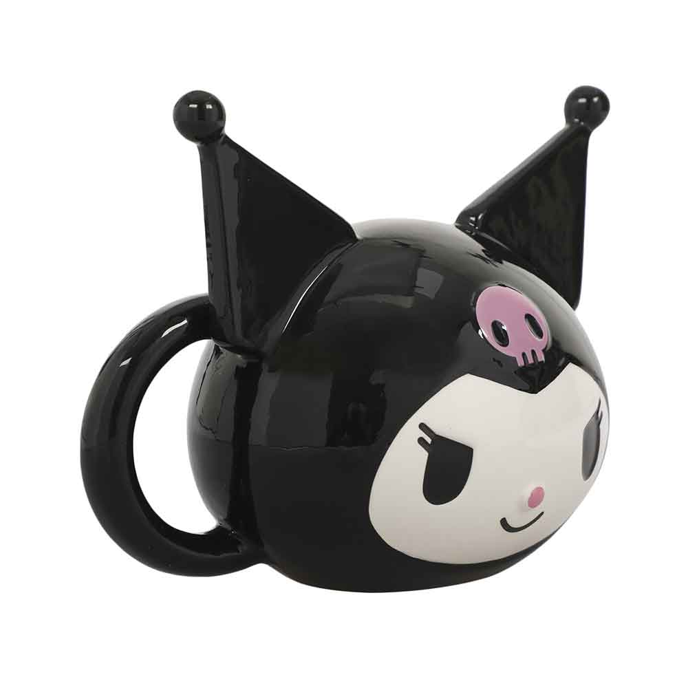 Kuromi Face Sculpted Mug