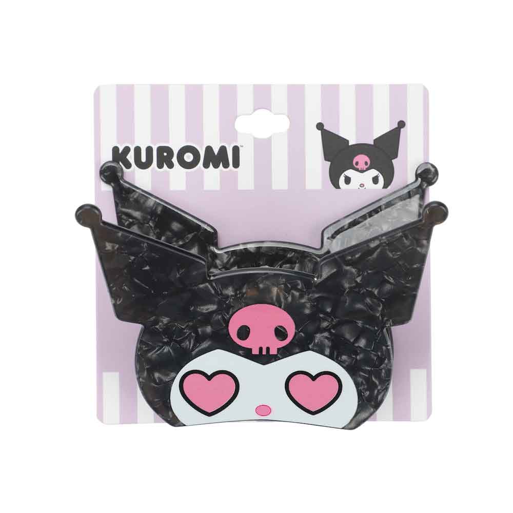 Kuromi Heart Eyes Hair Clip