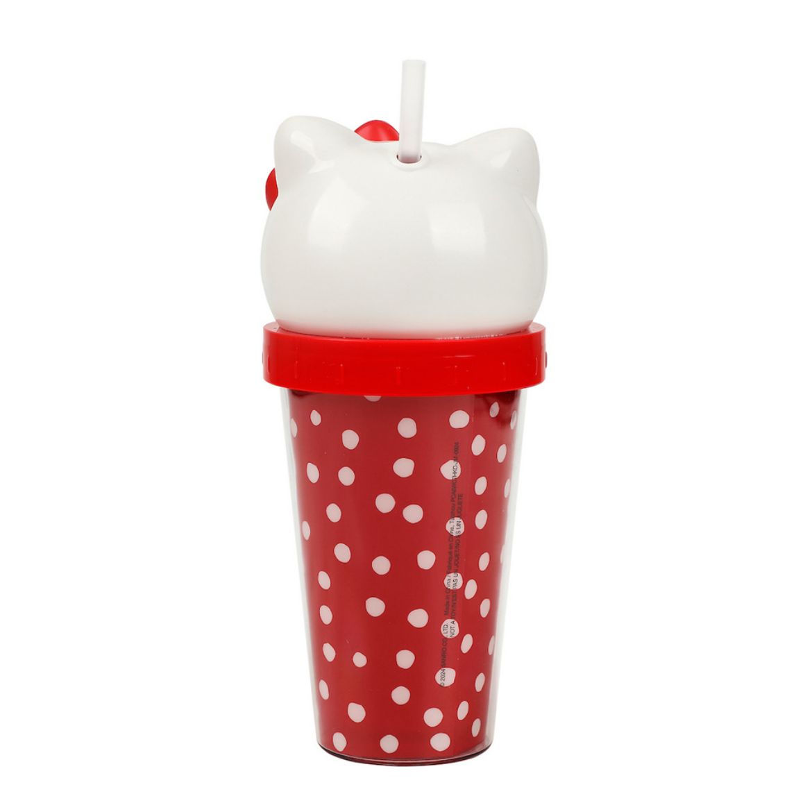 Hello Kitty 3D Face Travel Tumbler (Dots)