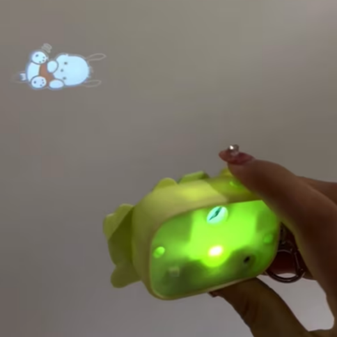 Pochacco Mini Light Projection Camera Keychain
