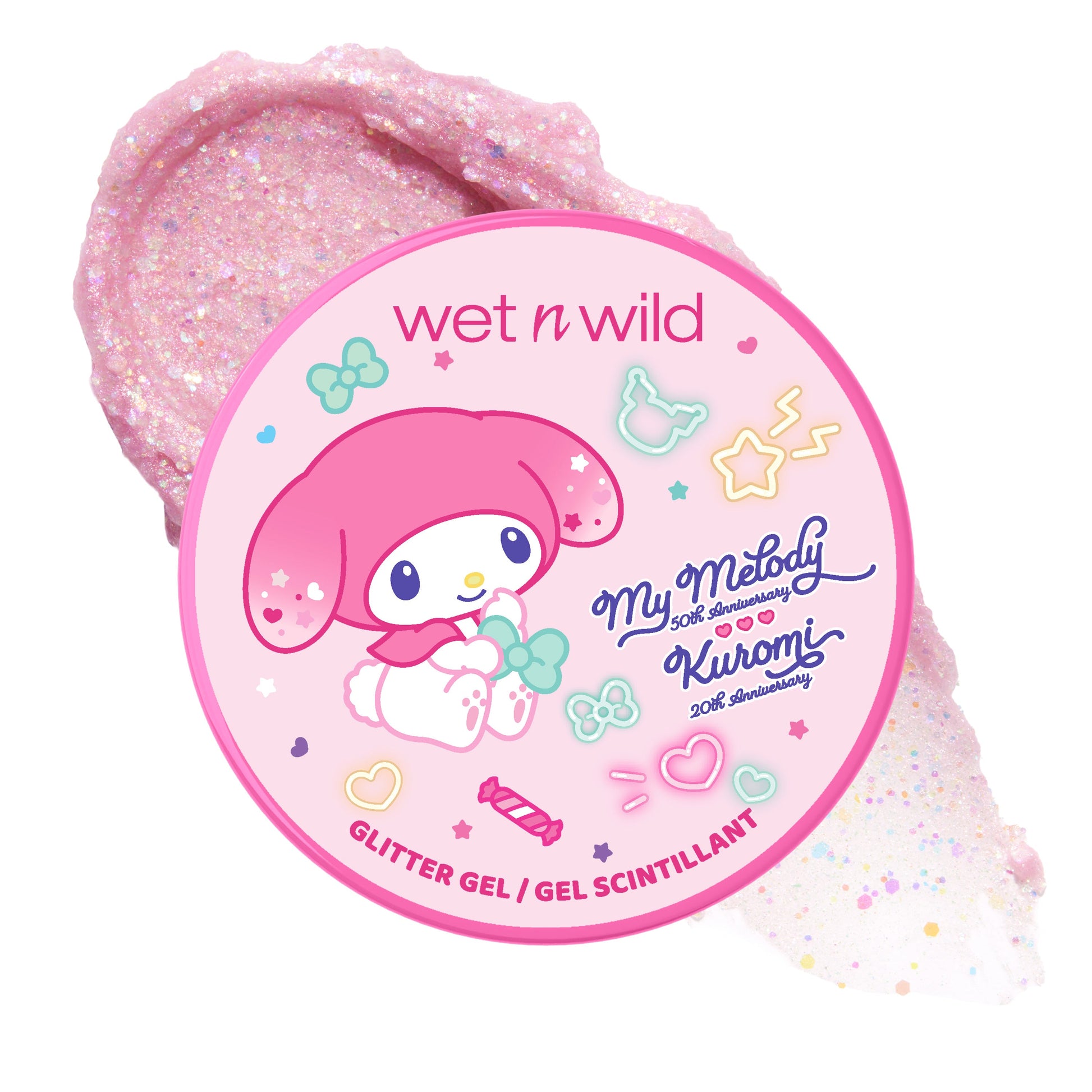 My Melody & Kuromi x Wet n Wild Glitter Gel (My Melody)