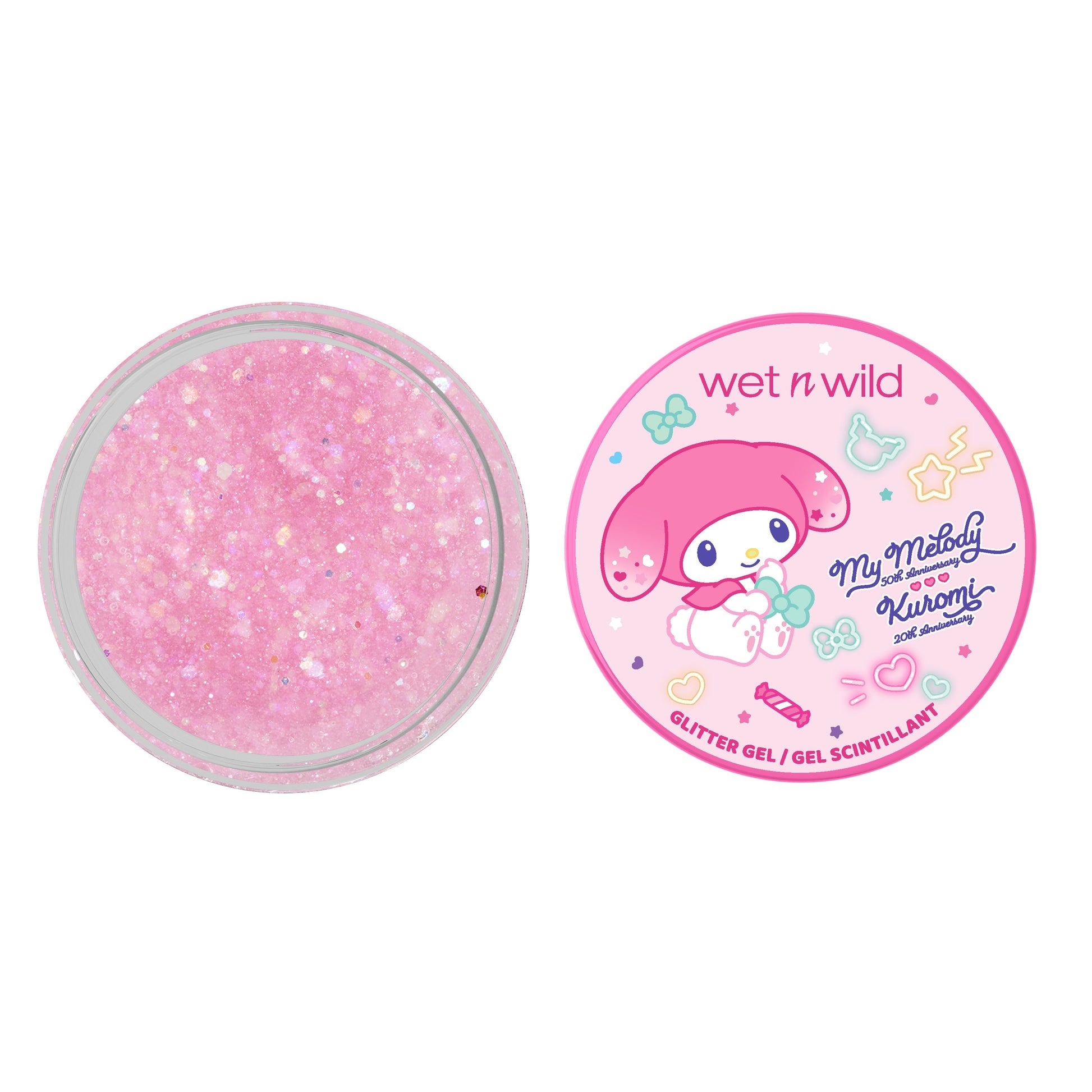 My Melody & Kuromi x Wet n Wild Glitter Gel (My Melody)