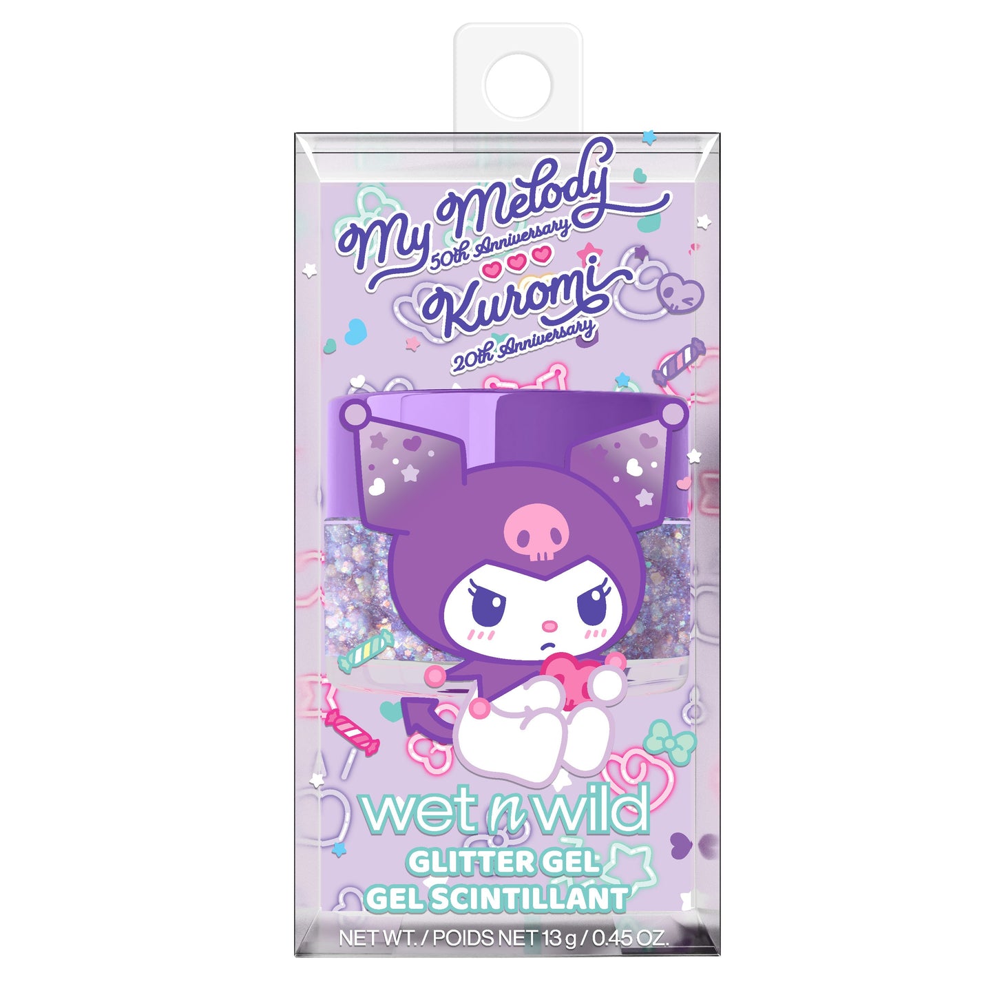 My Melody & Kuromi x Wet n Wild Glitter Gel (Kuromi)