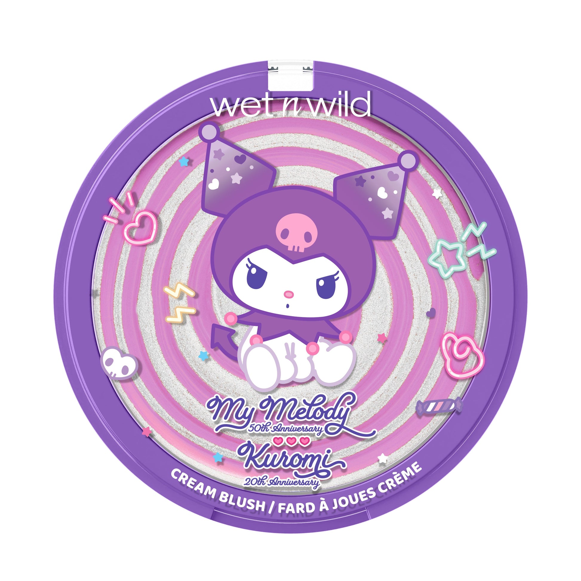 My Melody & Kuromi x Wet n Wild Swirl Cream Blush (Kuromi)