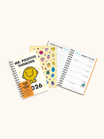 Mr. Positive x Studio Oh! 2026 Thinking Chenille Patch Planner