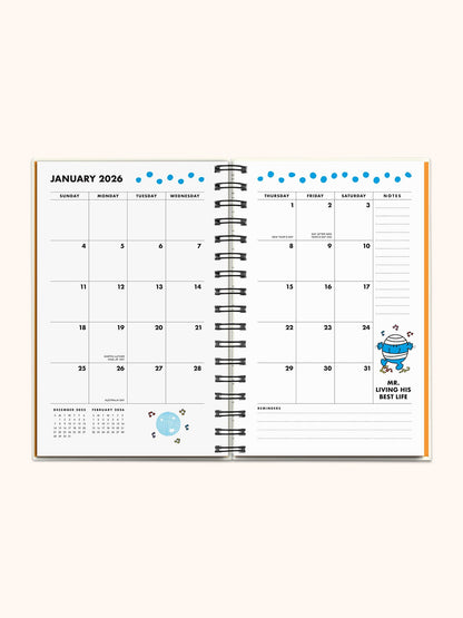 Mr. Positive x Studio Oh! 2026 Thinking Chenille Patch Planner