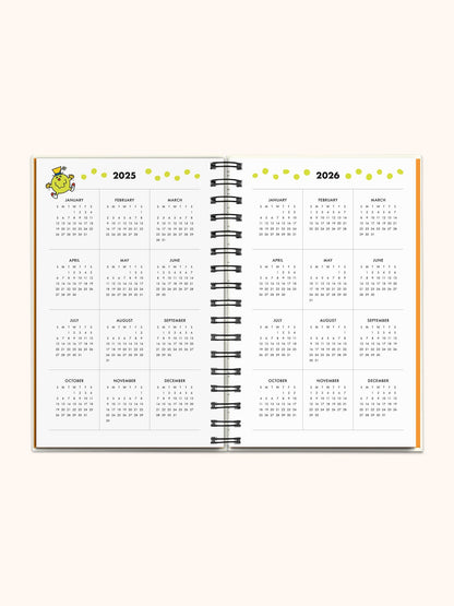 Mr. Positive x Studio Oh! 2026 Thinking Chenille Patch Planner