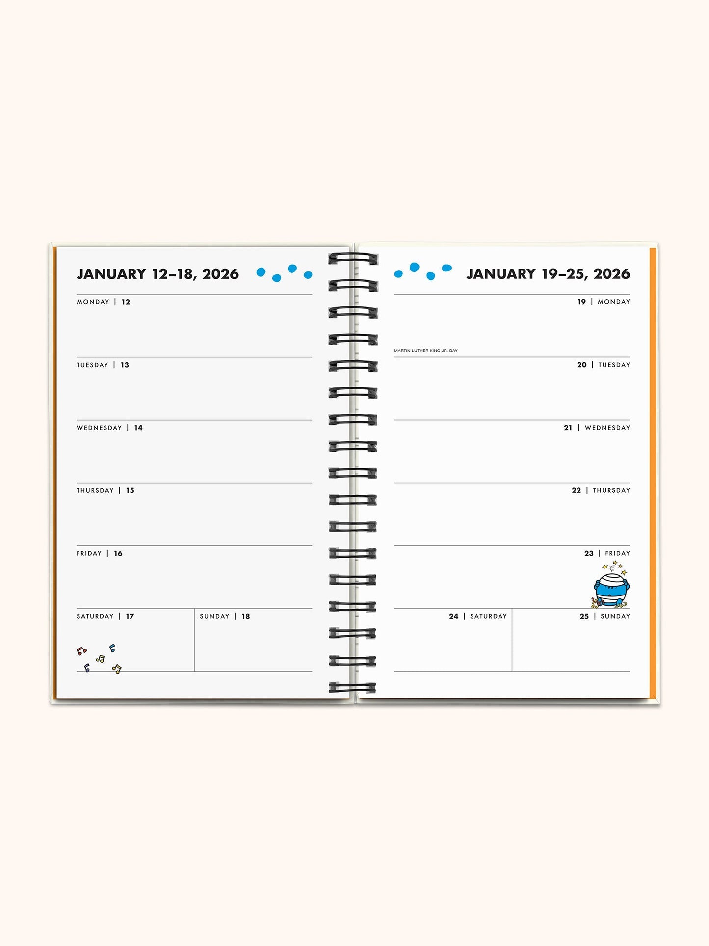 Mr. Positive x Studio Oh! 2026 Thinking Chenille Patch Planner
