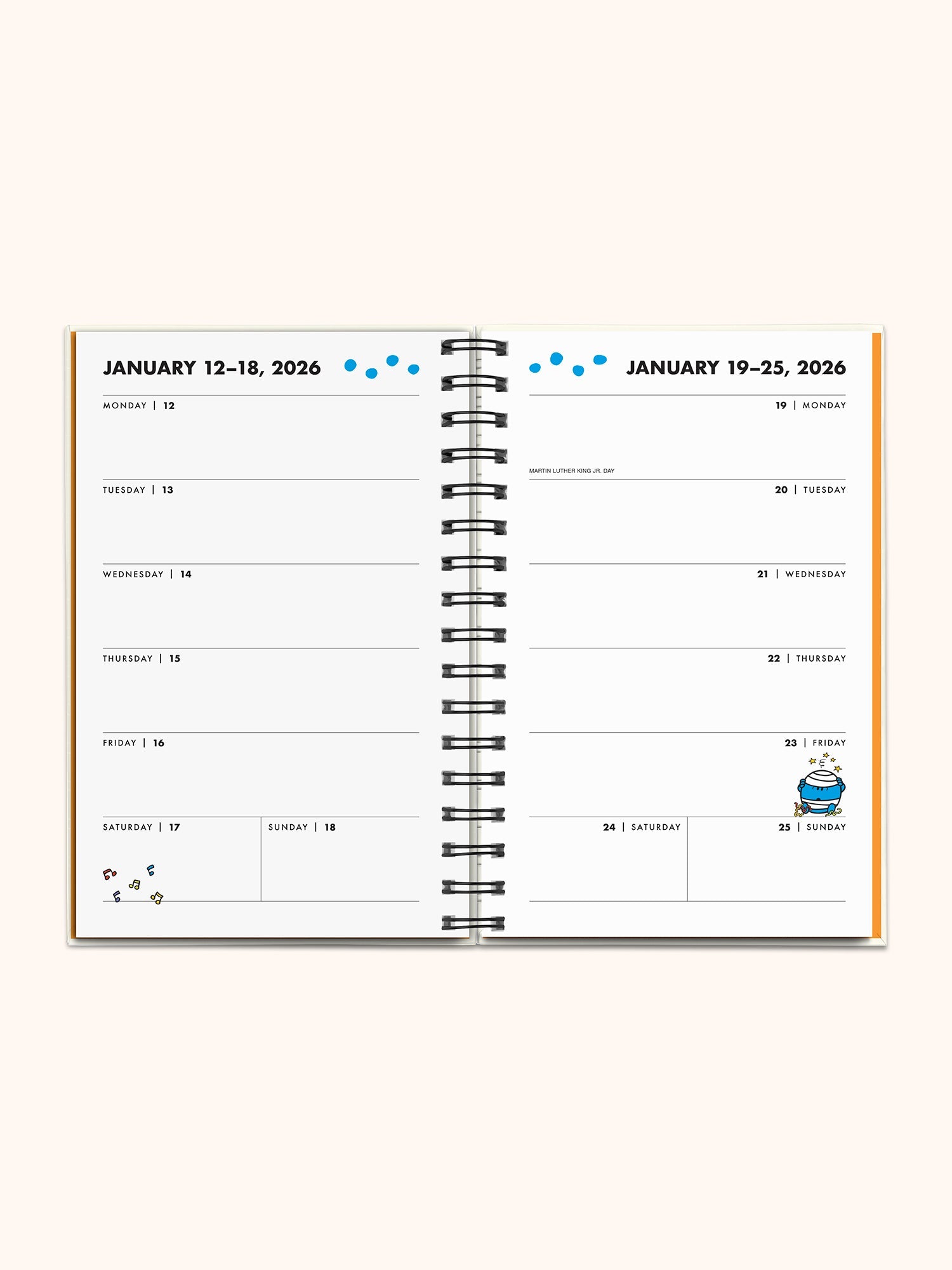 Mr. Positive x Studio Oh! 2026 Thinking Chenille Patch Planner