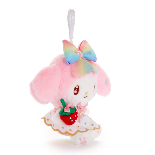 My Melody Plush Mascot Clip (Strawberry Rainbow Series)