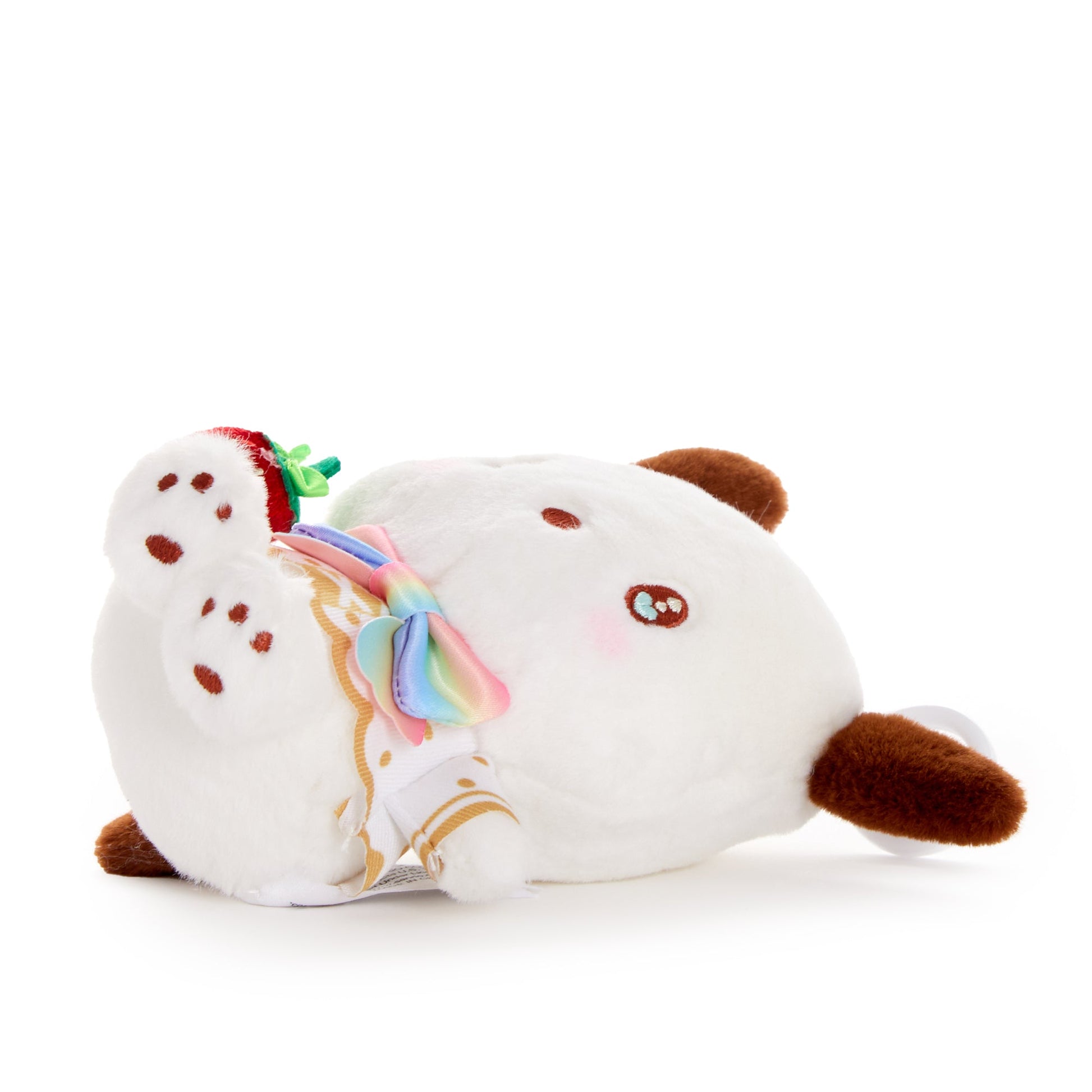 Pochacco Plush Mascot Clip (Strawberry Rainbow Series)