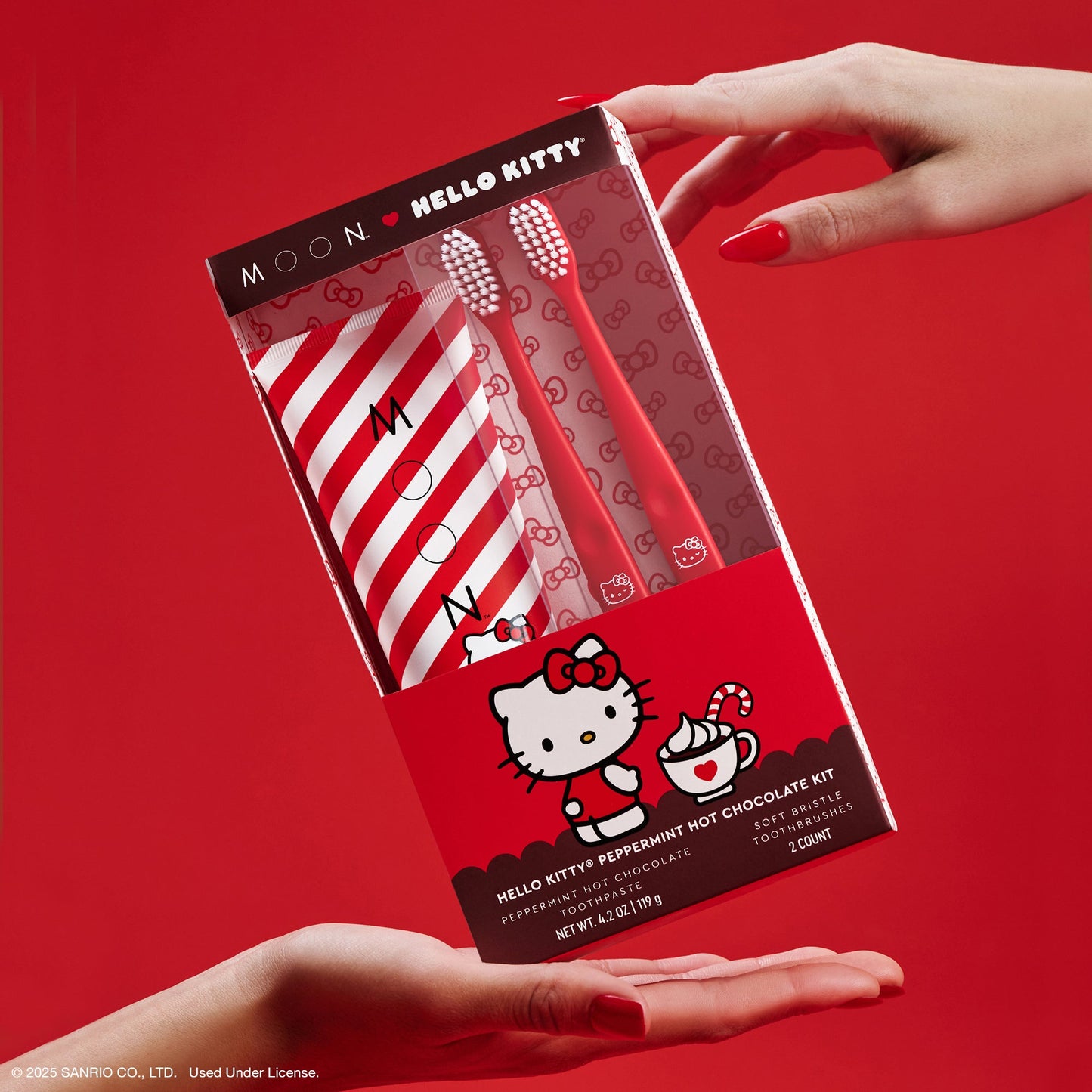 Hello Kitty x MOON Oral Beauty Peppermint Hot Chocolate Kit