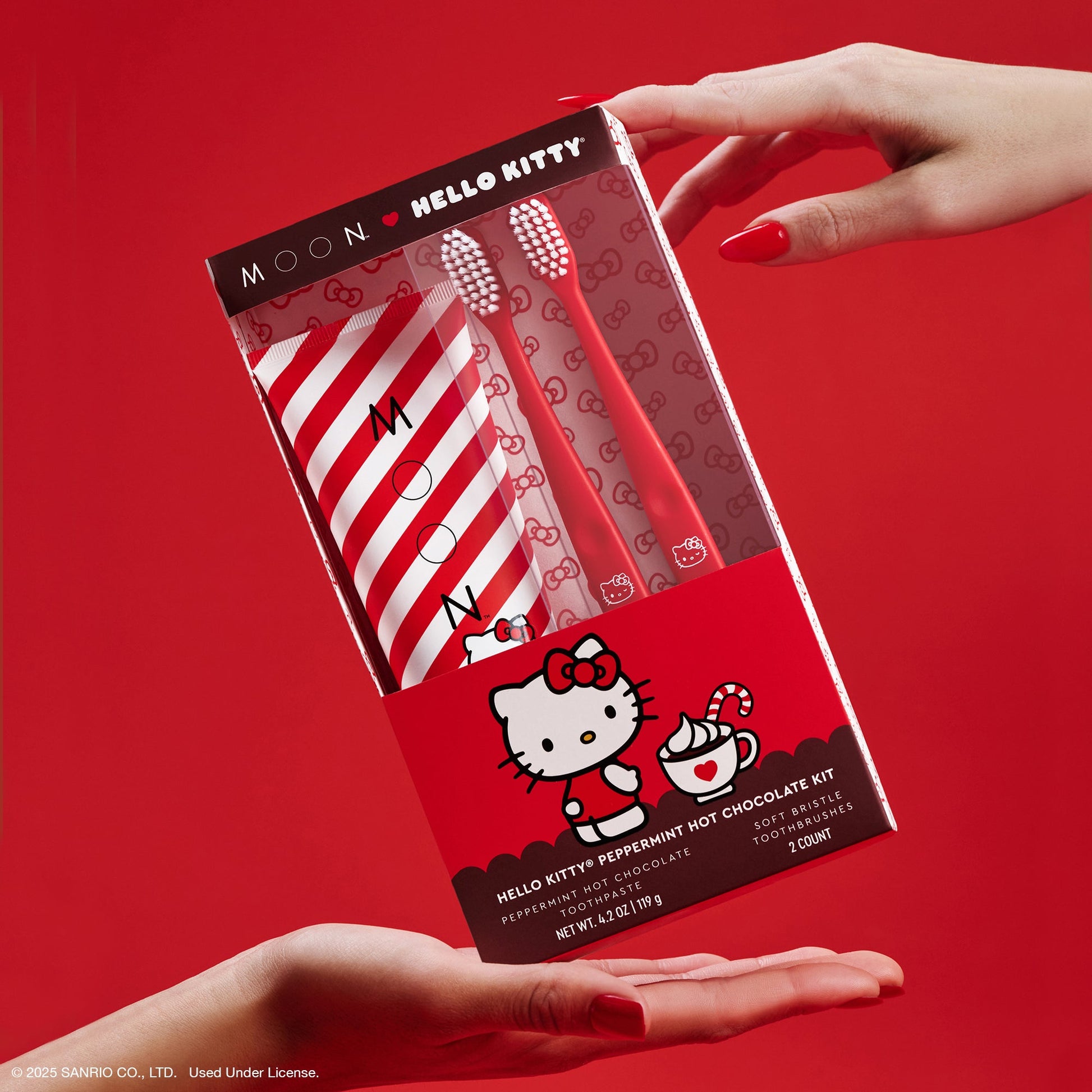 Hello Kitty x MOON Oral Beauty Peppermint Hot Chocolate Kit