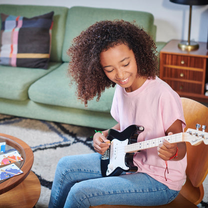 Fender x Loog Hello Kitty Kids Stratocaster Guitar (Pink)