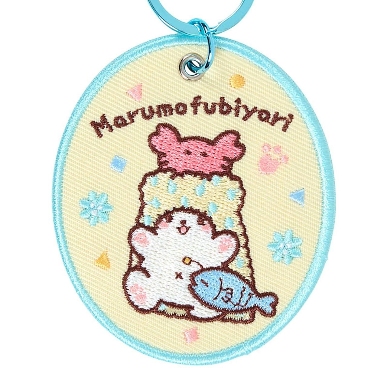 Marumofubiyori Mascot Badge Keychain (Sanrio Character Award Series)
