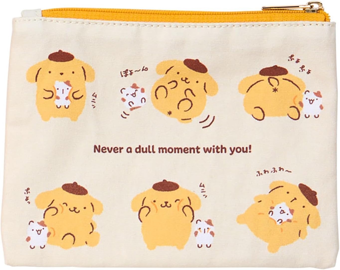 Pompompurin 2-Piece Pouch Set (Friendship Time Series)