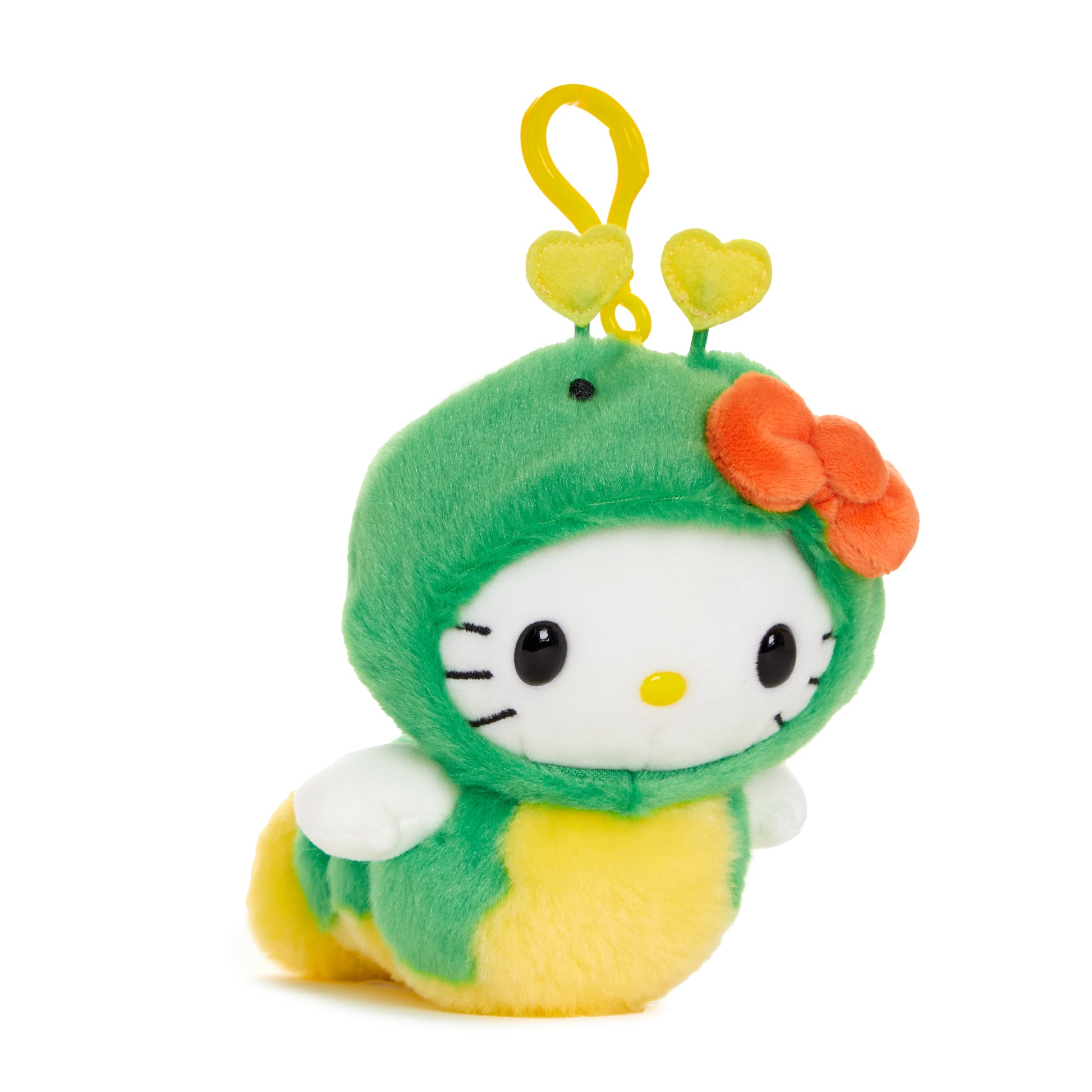 Hello Kitty Caterpillar Plush Mascot Clip (Love Bug Series)