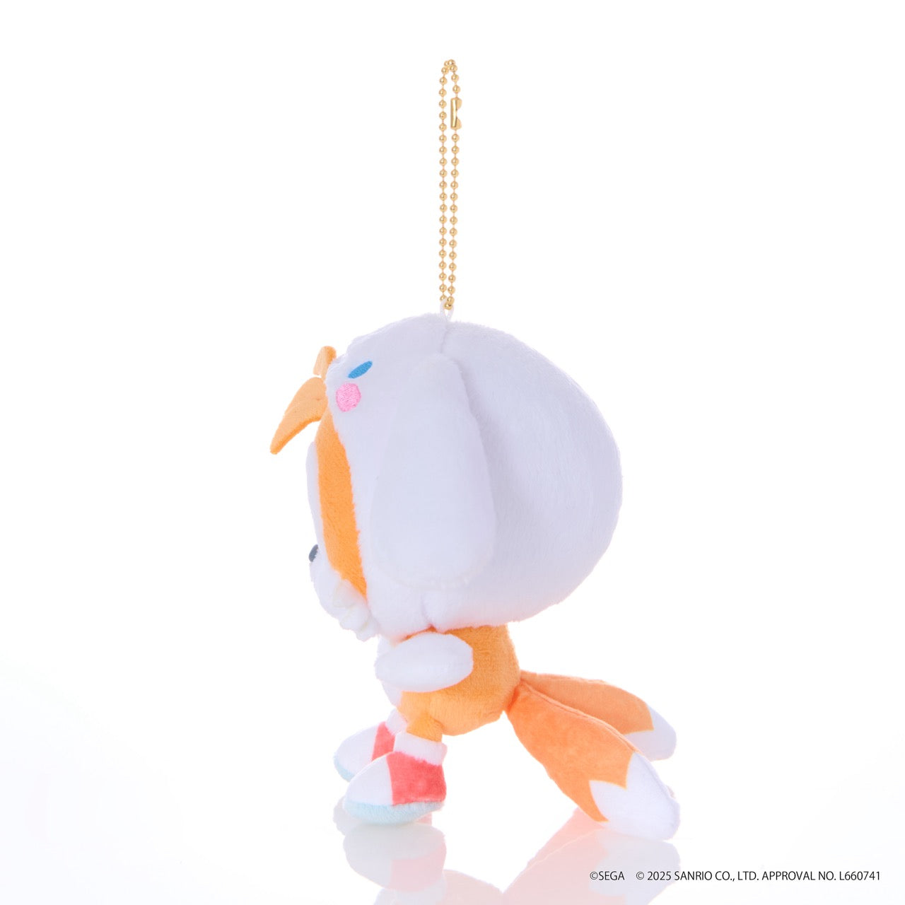 SONIC & FRIENDS x Hello Kitty and Friends Plush Mascot Keychain (Tails x Cinnamoroll)
