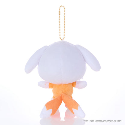 SONIC & FRIENDS x Hello Kitty and Friends Plush Mascot Keychain (Tails x Cinnamoroll)
