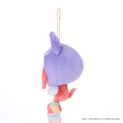 SONIC & FRIENDS x Hello Kitty and Friends Plush Mascot Keychain (Knuckles x Kuromi)
