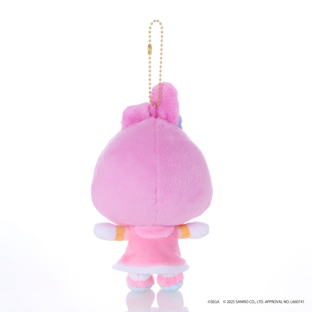 SONIC & FRIENDS x Hello Kitty and Friends Plush Mascot Keychain (Amy x My Melody)