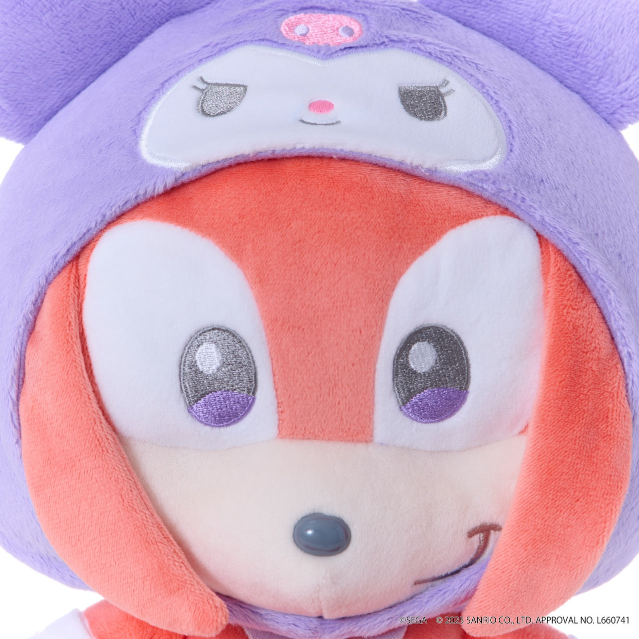SONIC & FRIENDS x Hello Kitty and Friends 8" Plush (Knuckles x Kuromi)