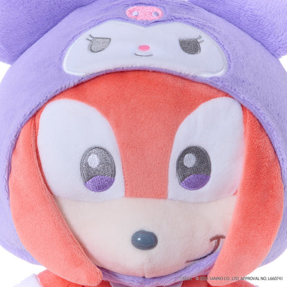 SONIC & FRIENDS x Hello Kitty and Friends 8" Plush (Knuckles x Kuromi)